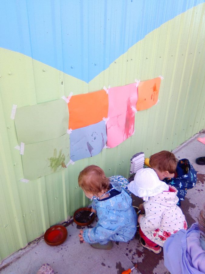Toddlers playing together